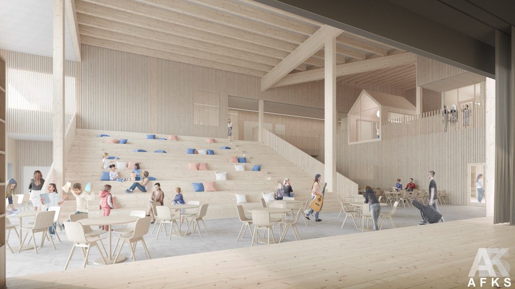 Suomalais-venäläiselle koululle rakennetaan uudisrakennus, joka tulee olemaan moderni puukoulu